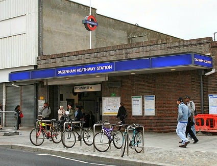 Dagenham Heathway Tube Station, London